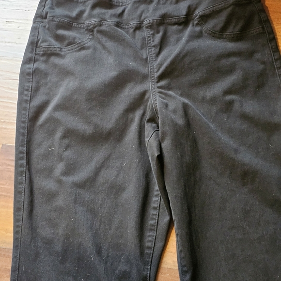 American Eagle Stretch Pull On Black Jeans - Picture 5 of 11